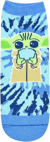 Miniatura 4 de STAR WARS Baby Yoda Tie Dye Knit JuniorsWomens 5 Pack Ankle Socks