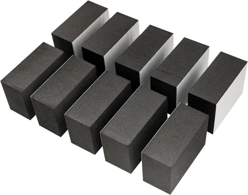 Miniatura 7 de Musiclily Pro 70x30x10mm Espuma de Altura para Pastillas Autoadhesiva de EVA para Pickup Jazzmaster, Negro (Juego de 10)