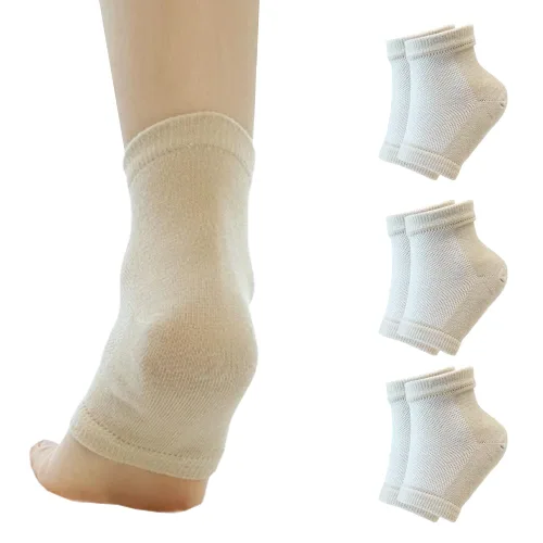 Miniatura 14 de Calcetines hidratantes de talón de gel para reparar el talón seco y agrietado, suaviza, calma y revitaliza tus pies, para hombres y mujeres