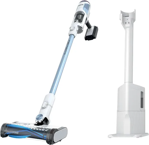 Shark Sistema de Detección, Limpieza y Vaciado Automático - Aspiradora Inalámbrica Ligera con Filtro HEPA, Accesorio Manual Portátil, Herramienta