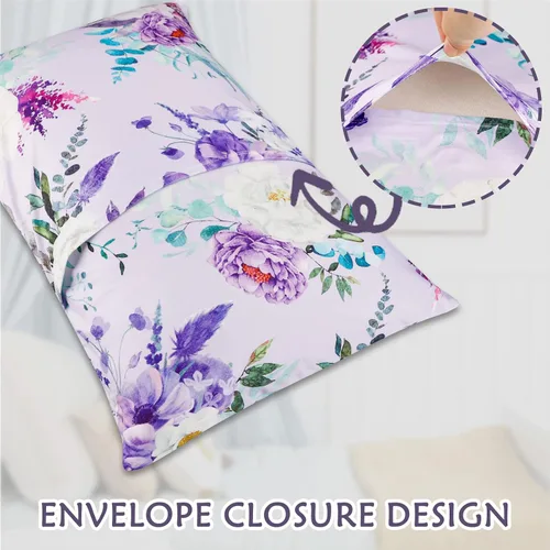 Miniatura 4 de Paquete de 2 fundas de almohada para niños pequeños, 13 x 18 pulgadas, funda de almohada de viaje para niños con cierre de sobre, fundas de almohada