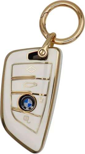 Miniatura 5 de Elegananccy para BMW Funda para llavero, Carcasa de llave suave de protección completa para BMW 2 5 6 7 Series X1 X2 X3 X5 X6 X7 Premium Anti-polvo