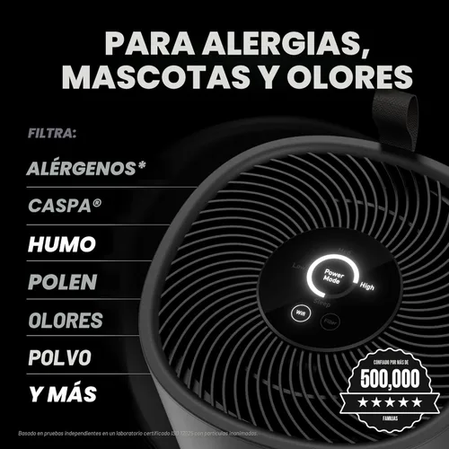 Miniatura 3 de PuroAir Purificadores de aire HEPA 130i para mascotas domésticas, cubre hasta 600 pies cuadrados, filtra hasta el 99.9% de los contaminantes, humo