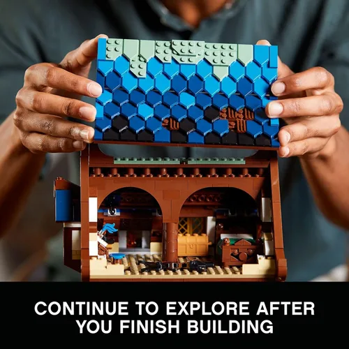 Miniatura 6 de LEGO Ideas Medieval Blacksmith 21325 - Juego de construcción, kit de modelo para adultos para construir, casa de exhibición coleccionable