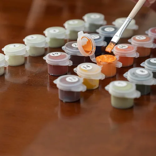 Miniatura 2 de Kit de pintura por números de Ledgebay para adultos: kit de pintura por números para principiantes a avanzados - Divertidos proyectos de arte y Ruta