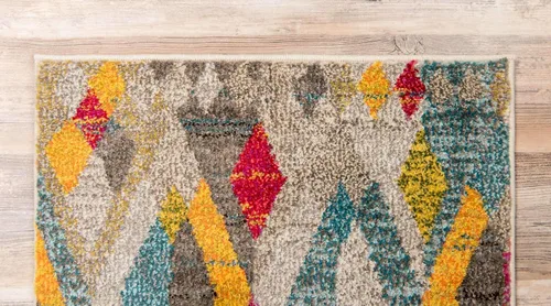 Miniatura 8 de Unique Loom Sedona Collection Southwestern, envejecida, sobreteñida, moderna, tribal, alfombra de área abstracta, 2 pies 2 pulgadas x 6 pies 7