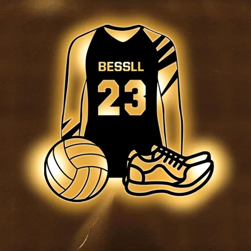 Miniatura 25 de Letrero de neón personalizado de jersey de fútbol americano, letreros de neón LED de fútbol americano para decoración de pared, alimentado por USB