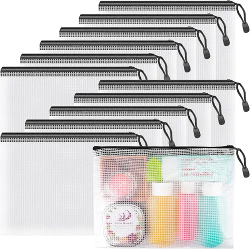 Miniatura 12 de Umriox Bolsa con cremallera, 16.9 x 12.4 pulgadas (12 colores, 12 paquetes), bolsas extra grandes con cremallera, bolsas impermeables
