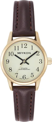 Miniatura 13 de Miykon Dainty Minimalist Dress Watches for Women – Small Easy Reader Analog Watch with Genuine Leather Strap and Second Hand – Japanese Quartz