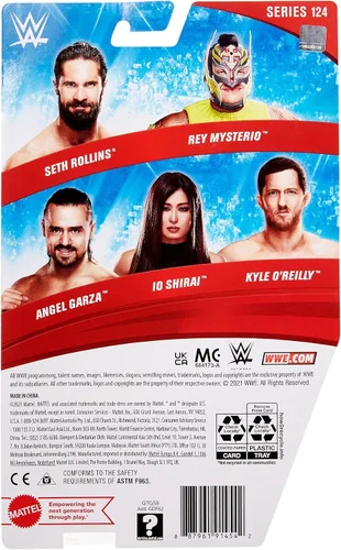 Miniatura 6 de WWE Io Sharai - Figura de acción de la serie 124, figura de acción posable de 6 pulgadas, coleccionable para edades de 6 años en adelante