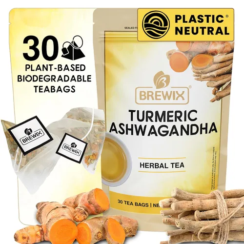 Miniatura 19 de BREWIX, Bedtime Blossom - Té suelto de hierbas (más de 50 tazas) sin cafeína y totalmente natural Mezcla relajante floral nocturna Rooibos