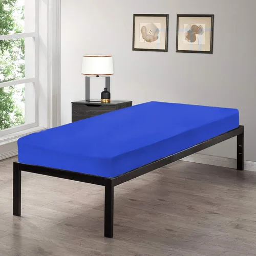 Miniatura 4 de Gilbin - Sábana bajera ajustable 100% algodón de punto jersey para colchones de cuna de campamento, 30 x 75 pulgadas