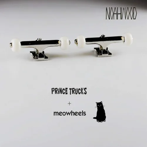 Miniatura 3 de NOAHWOOD 8.0 Diapasones Mini Skateboarding (NW8.0 360 Flip Deck) + (actualización NW Prince de 1.43 pulgadas) +