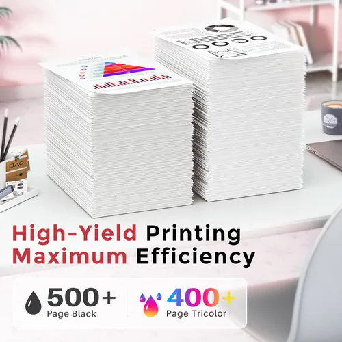 Miniatura 3 de Kuva PG 245XL 246XL - Cartucho de tinta de repuesto para Canon Ink 245 y 246 PG245 CL246 MX490 TR4520 MG2522 TR4500 TR4520 TS3322 TS3122 TS3320