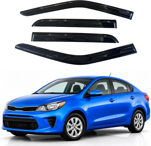 Miniatura 378 de Visor para ventana IG para Hyundai Venue 2020-2023, protector contra la lluvia, adhesivo extra duradero, deflector de viento para lado