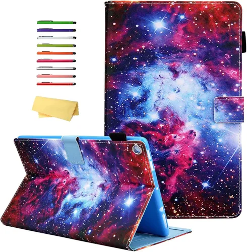 Miniatura 24 de Funda para tablet Fire HD 8 de 8ª/7ª/6ª generación de 8.0 pulgadas con soporte para lápices [encendido y apagado automático] ranuras para tarjetas