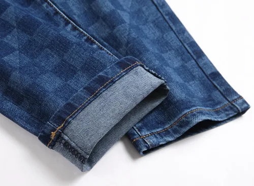 Miniatura 9 de AITITIA - Jeans rasgados de ajuste estándar para hombre