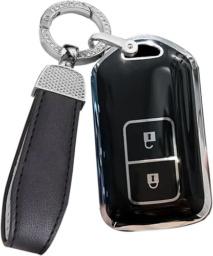 Miniatura 9 de ontto Funda para llavero de 3 botones para Toyota Camry Corolla Vios Reiz Highlander Crown Prado Yaris Remote Protección para llave de coche