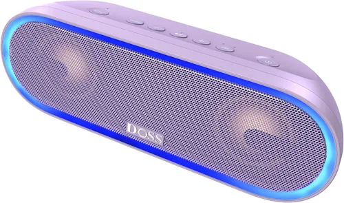 Miniatura 10 de DOSS SoundBox Pro+ P300 parlante Bluetooth con sonido estéreo de 40 W, graves adicionales, impermeable IPX6, emparejamiento TWS, diversos efectos