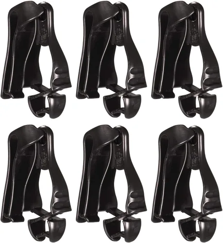 Miniatura 9 de Ergodyne Squids 3405 - Soporte de clip para guante, clip para cinturón, paquete de 6 Naranja - Paquete de 6