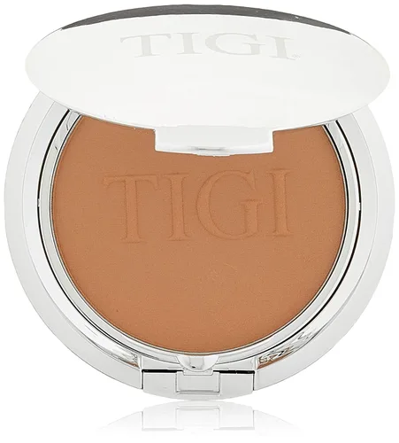 TIGI Cosmetics Powder Foundation, Entice, 0.37 onzas