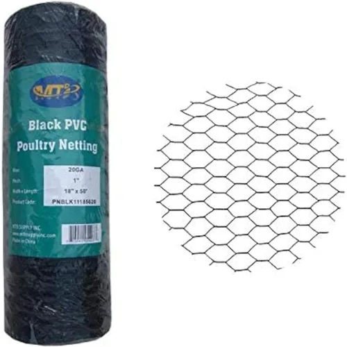 Miniatura 11 de MTB/Malla hexagonal de PVC para aves de corral, malla de 1 pulgada de abertura de calibre 20 - de 12/18/24/36/48 pulgadas de ancho por 25/50/150