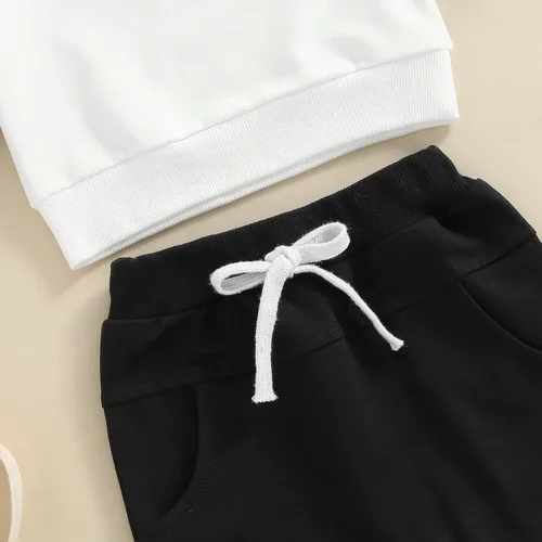 Miniatura 6 de BeQeuewll Conjunto de 2 piezas de sudadera con dije de la suerte para el día de San Patricio para bebé niño y niño pequeño