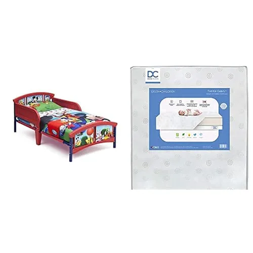 Miniatura 8 de Delta Children Cama de plástico para niños pequeños, Minnie Mouse de Disney
