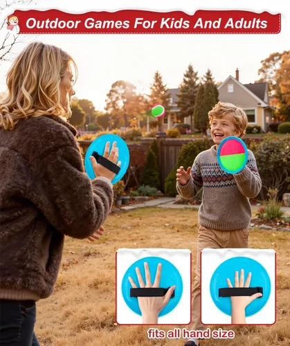 Miniatura 5 de Juego de Lanzar y Atrapar Pelota, Relleno de Media de Navidad para Niños Pequeños, Juguetes para Niños y Niñas de 3 4 5 6 7 8 Años, Regalo