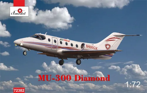 Miniatura 2 de Amodel 72382 1/72 Beechjet 400A (MU 300 Diamond) Kit de modelo de plástico