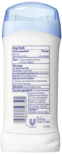 Miniatura 2 de Dove Desodorante 2.6 oz Invisible Solid Fresh (2.6 fl oz) (paquete de 3)