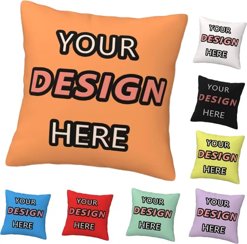Miniatura 11 de Customized Pillow for Mother's Day Add Your Text/Logo Here Customized Photo Pillowcase for Chair and Couch 12''x12'' Purple