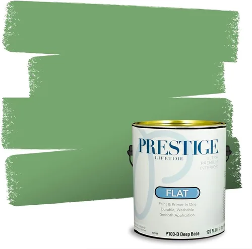 Miniatura 102 de PRESTIGE Pintura exterior e imprimación en uno, aloe, plano, 1 galón