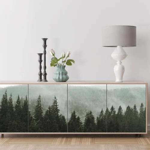 Miniatura 464 de SIGNFORD - Papel tapiz de diseño de bosque, removible para dormitorio o sala de estar, 100 x 144 pulgadas Bosque1-1911-m17