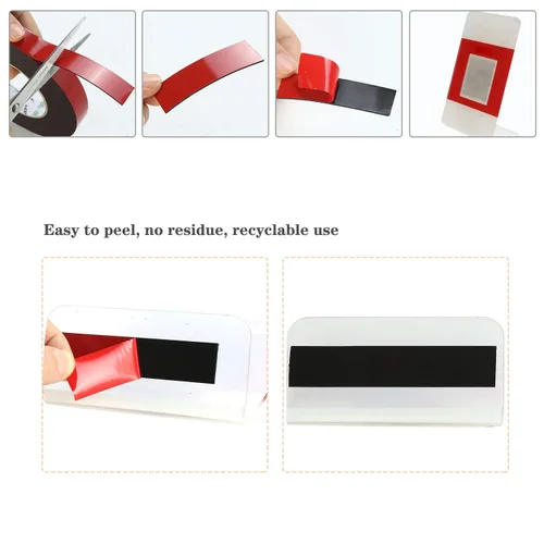 Miniatura 5 de 1 paquete de cinta adhesiva de doble cara de espuma de polietileno, rollo de cinta adhesiva de montaje impermeable