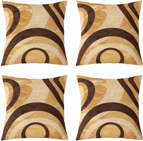 Miniatura 3 de Paquete de 4 fundas de almohada decorativas geométricas, juego de fundas de cojín cuadradas geométricas para sofá, dormitorio, sala de estar, línea
