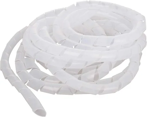Othmro 1 envoltura de cable en espiral de polietileno de 14 a 19 pies, funda de alambre protectora de abrasión expandible de polietileno de 0.55 4.5