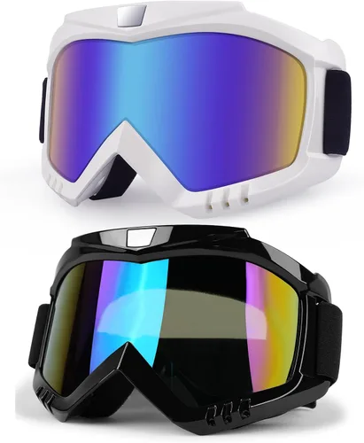 Gafas de Motocross – Gafas MX para ATV, Motocicleta, Snowboard, Dirtbike y Deportes de Motor – Antiniebla, UV400, Antiarañazos, A Prueba de Polvo