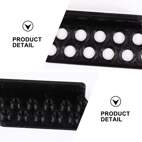 Miniatura 4 de BESPORTBLE Estante de flechas montado en la pared, soporte para 12 flechas con autoadhesivo para accesorios de tiro con arco, 1 par