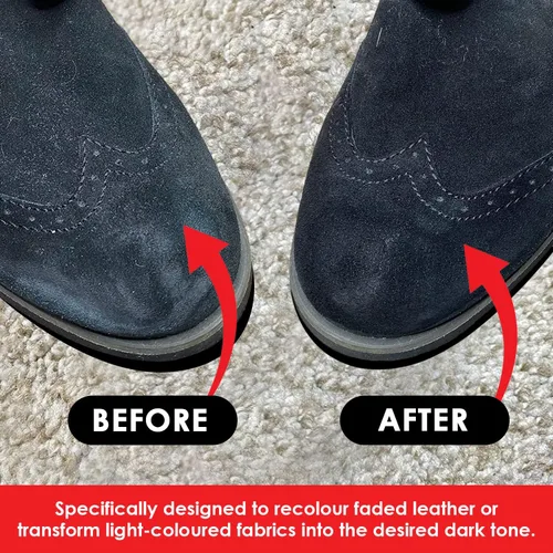 Miniatura 3 de Zoes - Tinte de piel de ante negro - Restaura y recolora zapatos botas bolsos muebles y más - 25 onzas - Fabricado en Estados Unidos