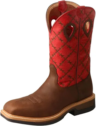 Miniatura 7 de TWISTED X Botas de trabajo occidentales con punta de aleación de 12 pulgadas para hombre con CellStretch