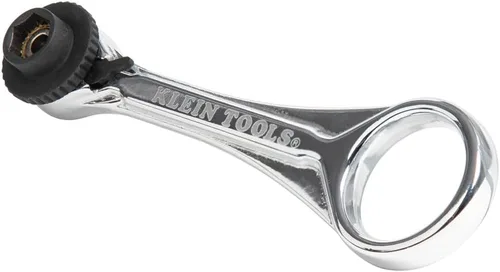 Miniatura 8 de KLEIN TOOLS 65200 Juego de trinquete, juego de mini trinquete de 5 piezas con Phillips, ranuradas y adaptador para otros tamaños de casquillo