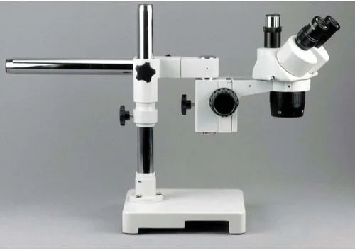 Miniatura 2 de AmScope Microscopio estéreo trinocular SW-3T24X, oculares WH10x, aumento 10X/20X/40X, objetivo 2X/4X, soporte de brazo único, incluye lente Barlow