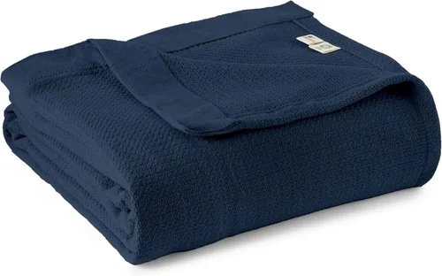 Miniatura 12 de Manta 100% algodón orgánico – Manta de algodón orgánico certificado GOTS & Fairtrade para cama con tejido de punto individual suave, pesado