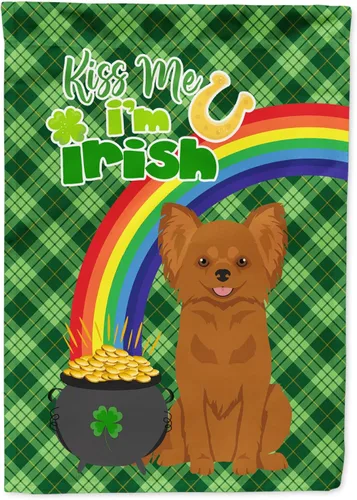 Miniatura 122 de Caroline's Treasures WDK4731GF - Bandera decorativa para jardín del día de San Patricio, color negro y tostado, Airedale Terrier, para jardín