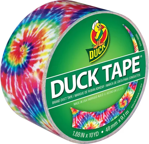 Miniatura 21 de Cinta adhesiva impresa Duck Brand, rollo individual, arpillera (283713)