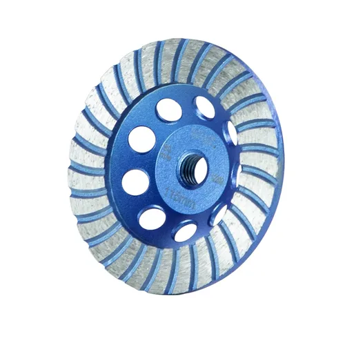 Miniatura 13 de SALI Ruedas de molienda de hormigón de 4.5 pulgadas 16 segmentos de turbo diamante Arbor de 5/8-11 Rueda de molienda de diamante apta