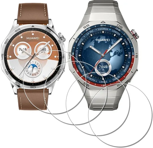 Miniatura 10 de iDaPro Protector de pantalla para HUAWEI Watch GT 4 de 1.811 in/GT4 de 1.81 pulgadas de vidrio templado [4 piezas], 9H, antiarañazos, antiburbujas