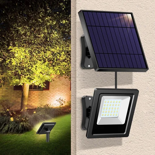 Miniatura 7 de Lightonight Luces Solares para Exteriores, Luces de Inundación Solares de Amanecer a Atardecer 4400mAh 3000K Blanco Cálido, Encendido/Apagado