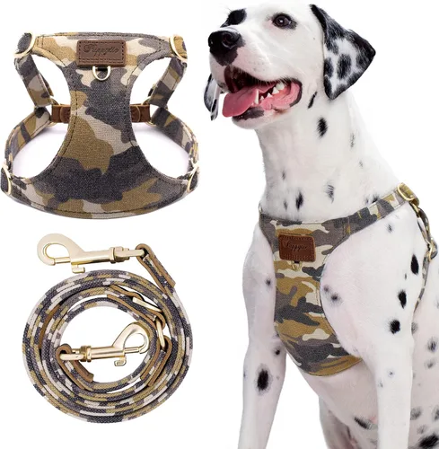 Miniatura 17 de Arnés para Perro, Arnés Sin Tirones para Perros y Conjunto de Correa Multifunción para Perros Medianos Caminata Fácil Diaria Chaleco Arnés